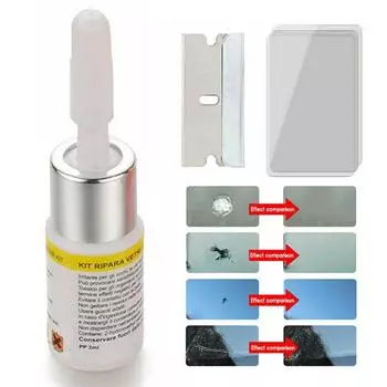 PDTO Премиум DIY комплект для ремонта трещин на лобовом стекле автомобильный чип лобовое стекло инструмент для окон