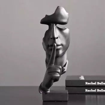 PDTO Смола Фигурка Статуя Абстрактная Скульптура Декор Тишина Мужчины Современный Домашний Орнамент