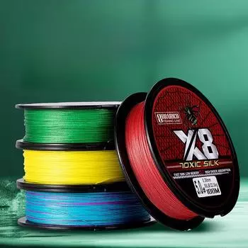 PE леска 100 метров основная леска 4 плетенки 8 плетеная леска Dali Horse плетеная леска против укуса морская рыболовная леска 0.4