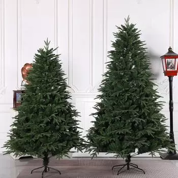 PE смешанное шифрование рождественская елка многоразмерная точечная рождественская елка для украшения интерьера наружная роскошная большая имитация елки 1.2m -1.8 m