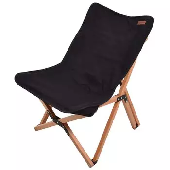 Peace Park Camp Chair Outdoor Chair Деревянный стул Маленький складной компактный стул с сумкой для хранения чёрный
