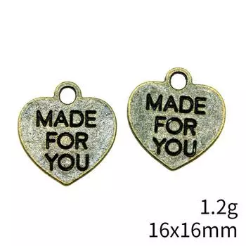 Peach Heart Charms Women Accessories For You Supplies For Jewelry