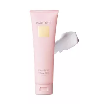 PEACH JOHN Bomb Bust Cream Rich 150 г Volufiline Ферментированное соевое молоко Жидкость Упругость кожи Эластичность Увлажнение Прозрачность Увлажнение Затемнение 2