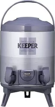 Peacock Keeper Wide Mouth Type Double Cock Silver 8.1L INT-80