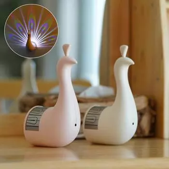 Peacock Lamp LED настенный светильник с пультом дистанционного управления энергосберегающий быстрая установка Peacock белый