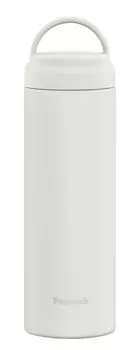 Peacock Screw Mug Bottle White 480ml Water Bottle Thermal Insulation with Handle Vacuum Insulation Thermos Tumbler Coffee Mug Easy to Wash Mug Bottle