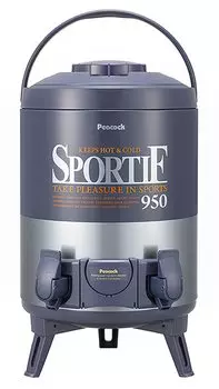 Термос Peacock Industry Peacock Сделано в Японии Кувшин Double Cock Keeper Холодоизоляция Теплоизоляция Синий Серый AH (Павлин) 9.5л INW-100