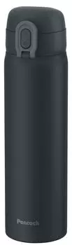 Peacock Thermos Industry Peacock One Touch Mug Bottle Charcoal Gray 500ml Water Bottle Thermos HCH (The-peacock) Thermal/Cold AKT-50