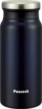 Peacock Thermos Industry Peacock Thermos Water Bottle 400ml Thermal Insulation Mug Bottle Thermos Blue (The-peacock) AMZ-40-A