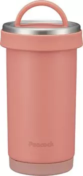Peacock Thermos Industry Peacock Thermos Water Bottle 300ml Thermal Insulation Mug Bottle Thermos Pink (The-peacock) AKS-R30-PCR