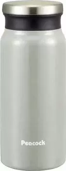 Peacock Thermos Industry Peacock Thermos Water Bottle 400ml Thermal Insulation Mug Bottle Thermos White (The-peacock) AMZ-40-WH