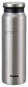 Peacock Water Bottle Stainless Steel Bottle Steel 0.8L AMZ-80 XA/Stainless
