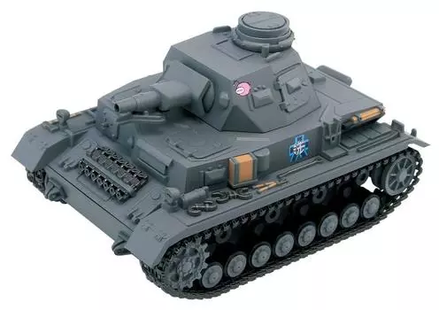 Peadott Girls Panzer Panzer 4 Type D Ending Total length 90mm plastic model PD68 & Ver. Non-scale approx. Half-painted