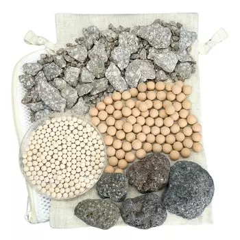 Peak Pine Германий Горячая ванна Соли для ванн Натуральная руда Дальние инфракрасные лучи Хлопковый мешок и сетка в комплекте Радиевое излучение Hokutouseki Yunohana Takachiho