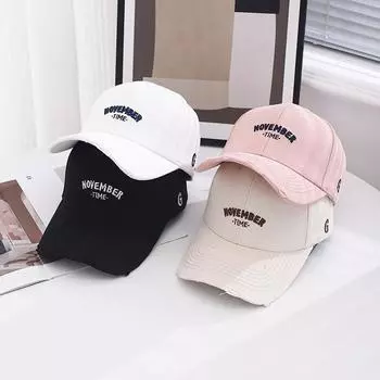 Peaked cap spring and autumn women s new hard top fashion men s baseball cap versatile casual outdoor hat shading summer One Size чёрный