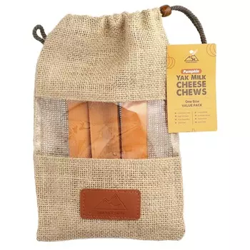 peaksNpaws, Жевательные лакомства из сыра из молока яка для собак, Тыква, 3 жевательных лакомства, 10,5 унций