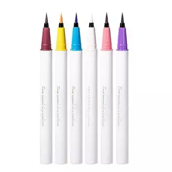 Pealy eyeliner waterproof eyeliner friendly material 0.1MM 8 colors, 8 colors, 1 set