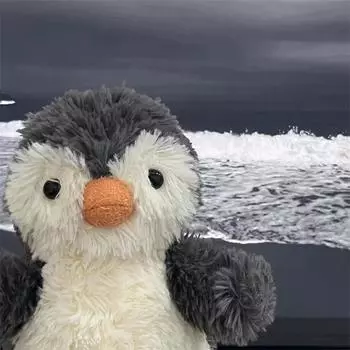 Peanut Penguin Cute Penguin Doll Girl Sleeping Doll Plush Toy Bed Pillow Doll 16cm