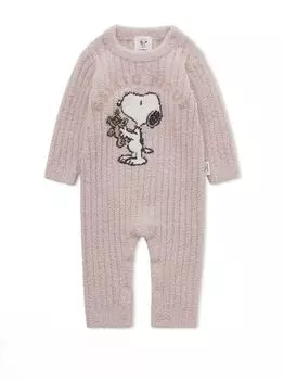PEANUTS BABY JQD Romper PBNT251414 PNK 70 [Gelato Pique] SNOOPYBEAR розовый