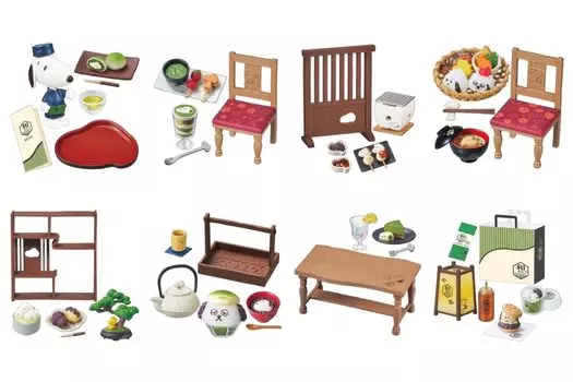 Арахисовое японское кафе SNOOPY 1BOX Приблизительно В115 x Ш70 x Г50 мм Изготовлено из переработанного ПВХ и АБС