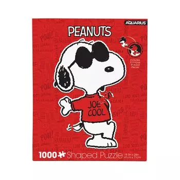 Peanuts JOE COOL включает в себя 8 уникальных фигурных деталей, 1000 деталей пазла, типы уникальных фигурных деталей, 1000 деталей пазла (арахис) (Джо Кул) (8 головоломка)
