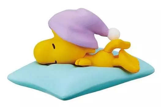 PEANUTS Sleepy Good Night Mascot 3 [Woodstock (Pajamas)]