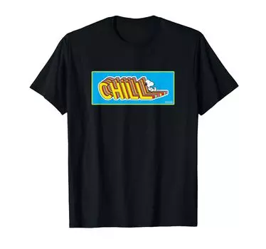 Peanuts Snoopy Chill T-shirt чёрный
