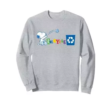 PEANUTS Snoopy Recycled Sweatshirt синий