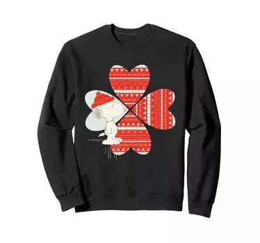 PEANUTS Snoopy Red Hat Sweatshirt чёрный