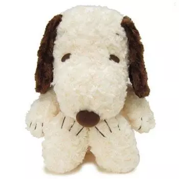 PEANUTS Snoopy Rose Boa Plush Toy 2L Mocha ярко-розовый