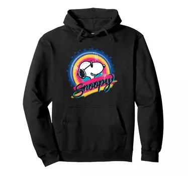 peanuts snoopy солнцезащитные очки красочная толстовка с капюшоном чёрный