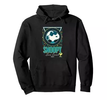 Peanuts Snoopy Sunglasses Joe Cool Hoodie чёрный