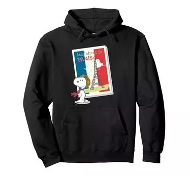 PEANUTS Снупи в парижской парке чёрный