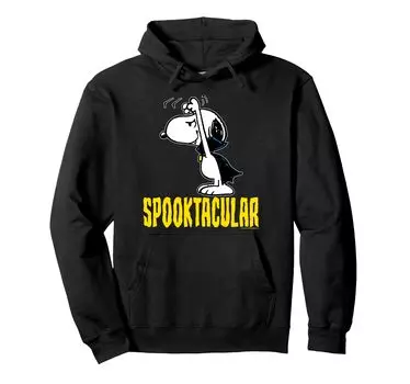PEANUTS Spooktacular Halloween Snoopy Hoodie чёрный