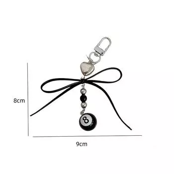 Жемчужный бант Рюкзак Брелок Подвеска Сумка Y2K Нежная Бисером Шарм для сумки Цепочка Ремешок для сумки Для кроссбоди Милый аксессуар для женщин