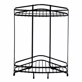 Pearl Metal 2 Tier Угловая стойка для ванной комнаты Limited Black BLKP Черный [BLKP] AZ-5077 чёрный