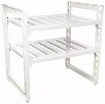 Pearl Metal Arrangement Free Washbasin Bottom Shelf 2 Tiers H-9718