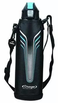 PEARL METAL Бутылка Direct 1500, зеленая x черная, с чехлом-зарядным устройством Neo HB-5254