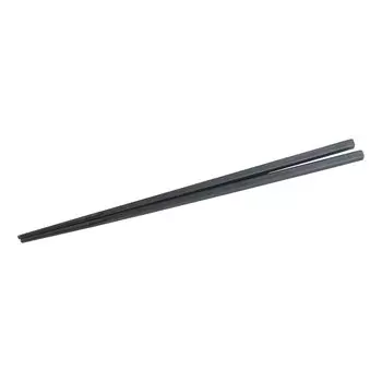 Pearl Metal C-7333 Chopsticks, Removal Chopsticks, 11.8 inches (30 cm), Pentagonal Tip, Star Shape, Made in Japan, Dishwasher Safe, Black