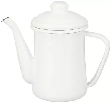 Pearl Metal Coffee Drip Pot 0.6L Enamel Blanc Kitchen White HB-3680