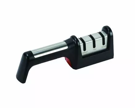Pearl Metal Diamond Triple Knife Fine Sharpener, Black, Care, CC-1511