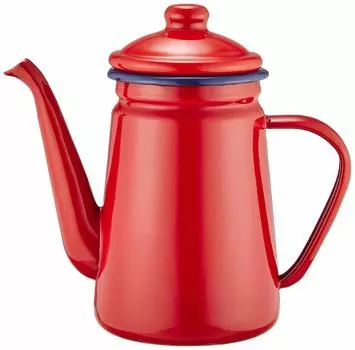 Pearl Metal Enamel Coffee Pot Red Fesca 1.1L HB-730