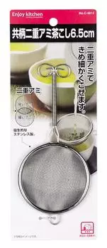 Pearl Metal ENJOY KITCHEN Same Pattern Double Ami Tea Strainer in 6.5cm [Made Japan] C-4814