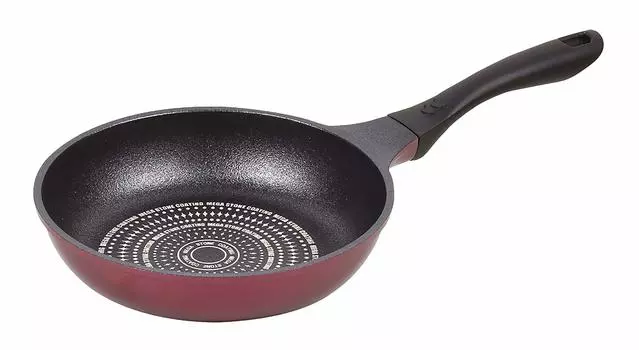 Pearl Metal Frying Pan Brown 20cm Die Cast Mega Stone Coating HB-4428 коричневый