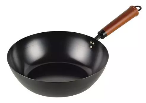 Сковорода Pearl Metal Iron Pot 26 см глубокая, совместимая с IH Iron Workshop Stir-Fry HB-2975