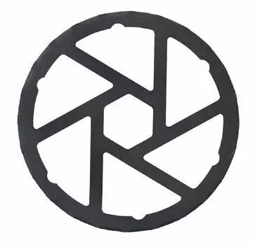 Pearl Metal Japan Mini Trivet Iron Outdoor Camping Black HB-5001