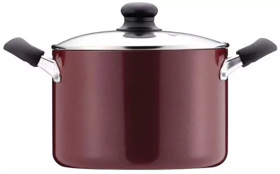 PEARL METAL Кастрюля для тушения карри 22 см, стеклянная кастрюля с крышкой, совместимая с IH Waco Trading Mama Dinner H-2094