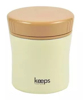 Pearl Metal Keeps Food Mug 400 Cream HB-3344