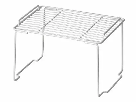 Pearl Metal Kitchen Rack White Width Stacking Shelf Mini Blanc Kitchen 27.5cm HB-4446