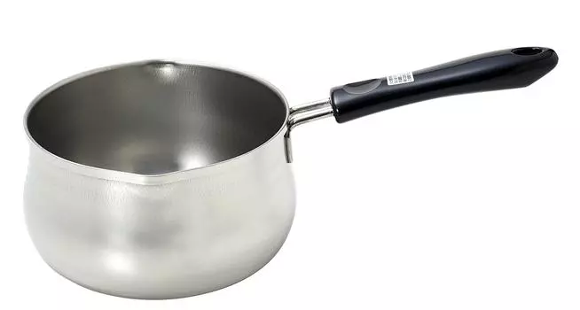 Pearl Metal Made in Japan Milk Pan 14cm Pot Type with Scale IH Compatible Stainless Steel Days Kitchen HB-1049